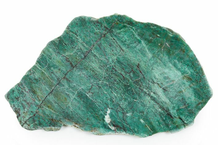 Polished Prase Chert (Dragon Stone) Slab - Australia #353705